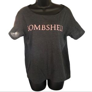 Victoria’s Secret bombshell gray M short sleeved T-shirt